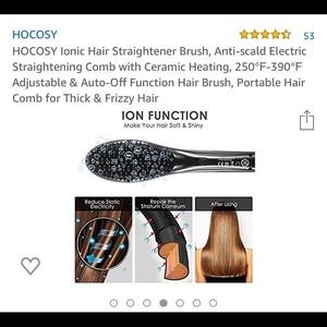 Hair Brush Straightner